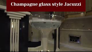 Enjoy luxury and romance in the Crystal Chalice Suite at Loop Inn Motel.