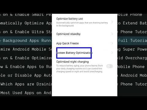 How to Optimize Android Mobile Screen & Battery by Activating Super Power Saving Mode