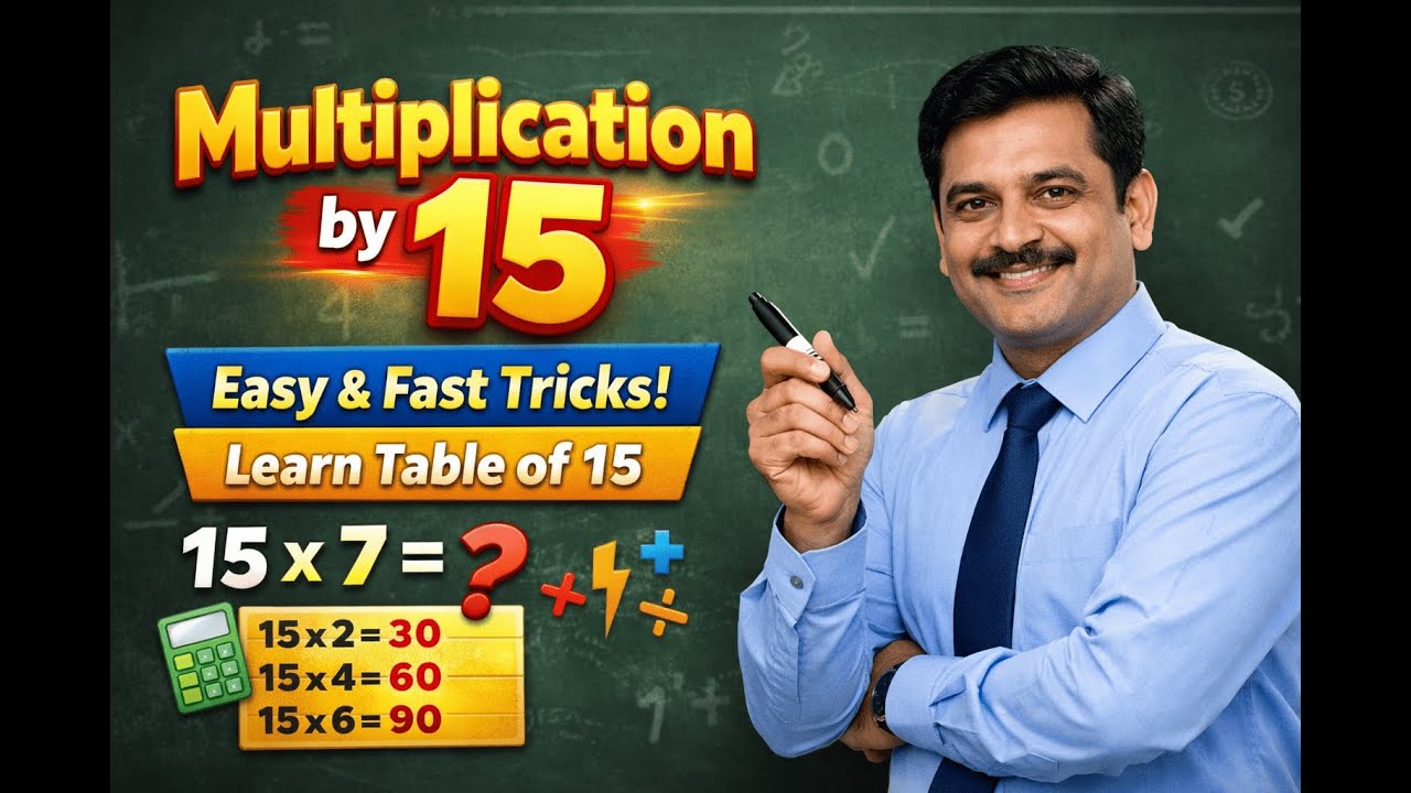 Multiplication by 15 | Easy Tricks & Fast Methods | Math Made Simple