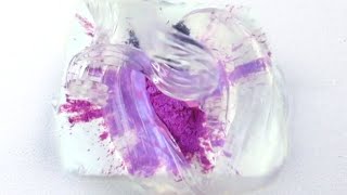 Pigment clear slime clay mixing ...