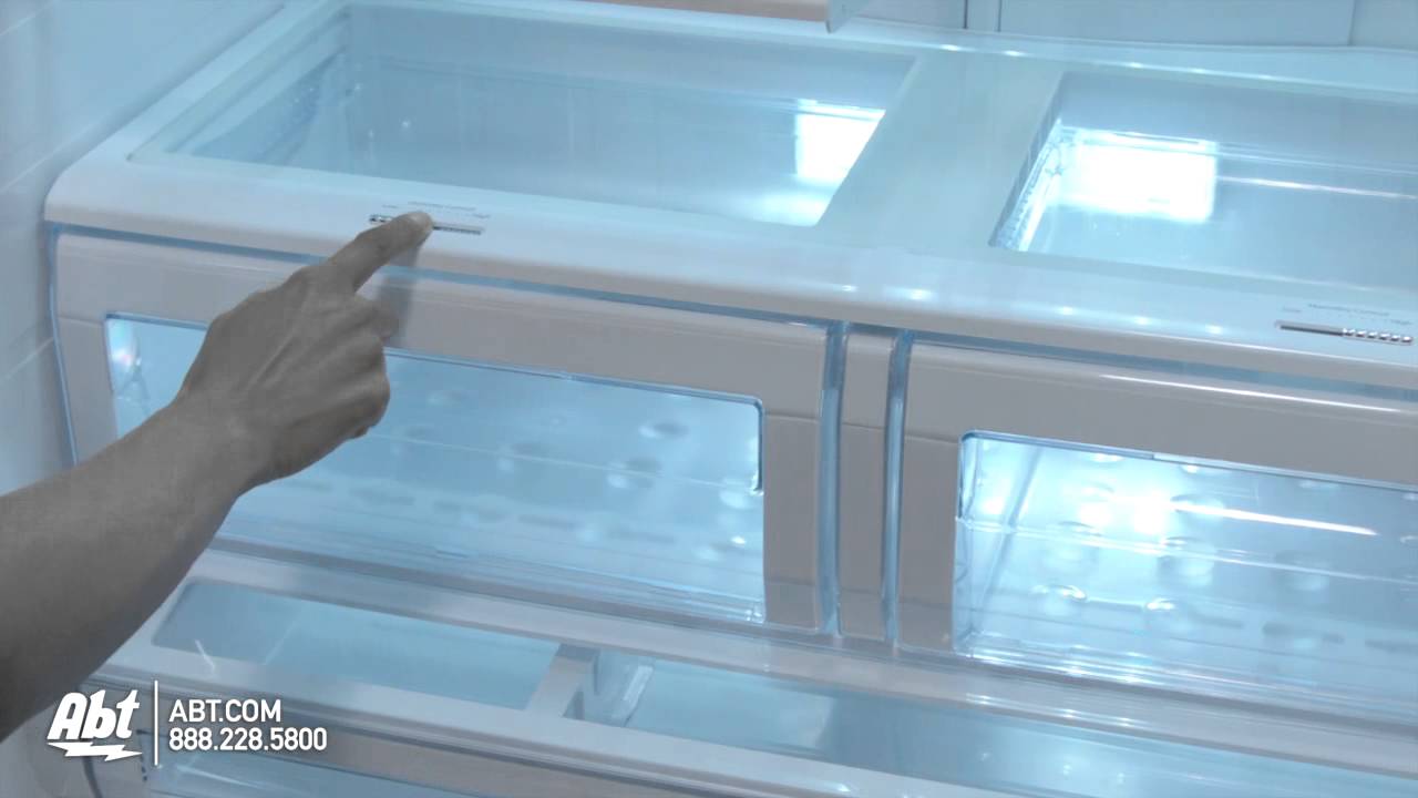 Samsung RFG237l French Door Bottom Freezer Refrigerator... - YouTube