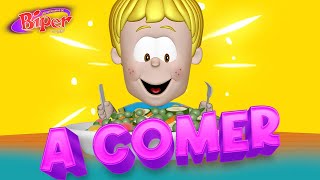 A COMER🍽️🥦🥕Biper y sus Amigos | Canciones Infantiles 4K Resimi