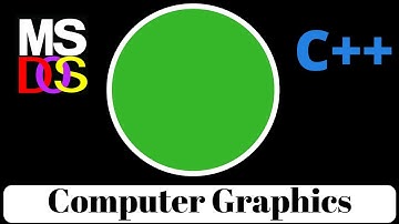 HOW TO DRAW CIRCLE AND COLOR IT IN C++ (COMPUTER GRAPHICS)
