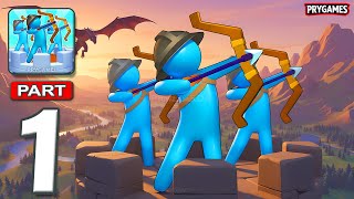 Archery Bastions: Castle War - Gameplay Walkthrough Part 1 - Archer Shooter Game (Android, iOS) screenshot 5