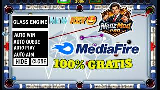 UPDATE NEW KEY GLASS ENGINE GRATIS❗ CHEAT 8 BALL POOL MOD APK TERBARU 2026 GARIS PANJANG NO ROOT