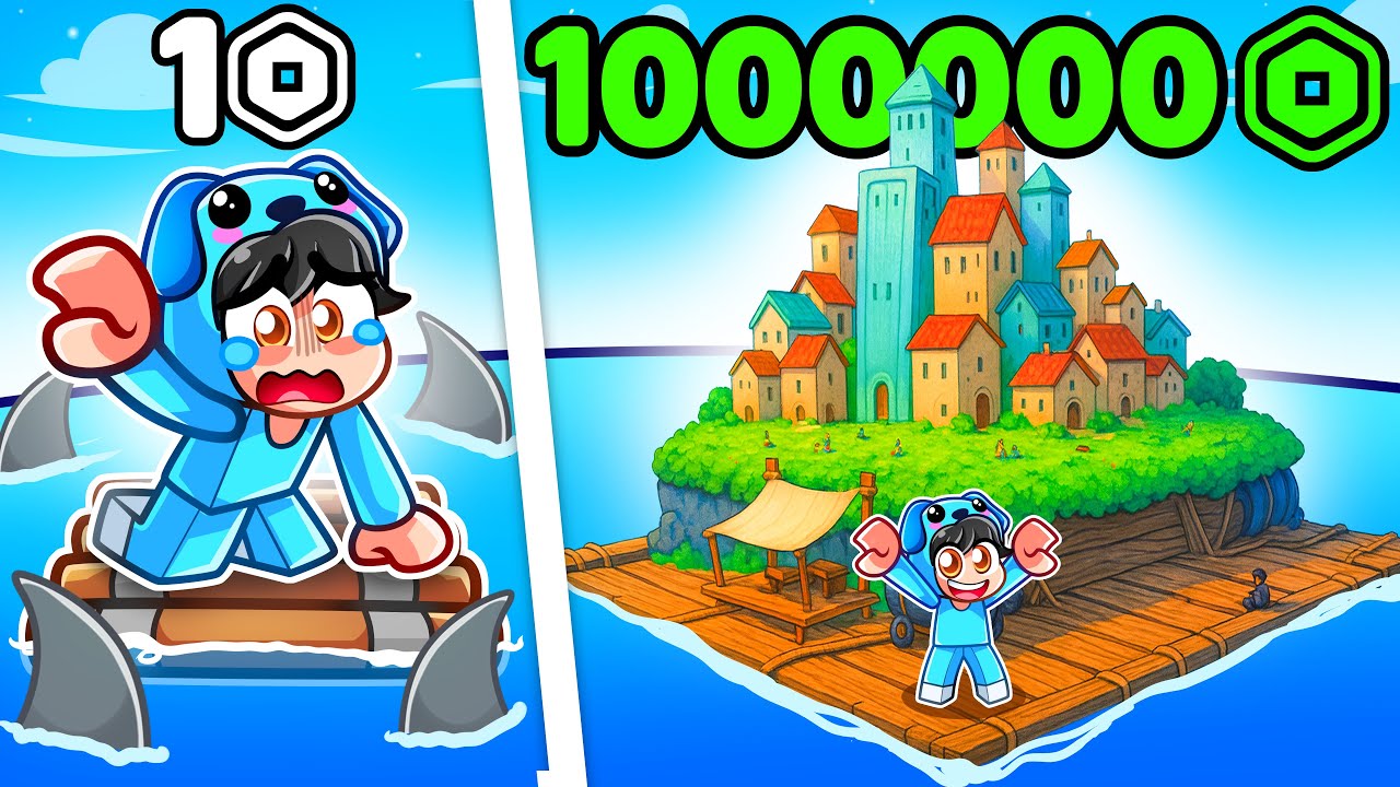 Я потратил МИЛЛИОНЫ, чтобы сделать ЛУЧШИЙ плот в Roblox...
