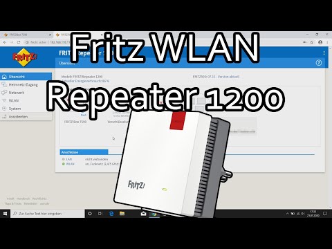 Fritz WLAN Repeater 1200 verbinden und einrichten (WLAN-Brücke, LAN-Brücke, Mesh aktivieren)