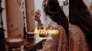 Arziyaan [slowed reverb] || REJOICE