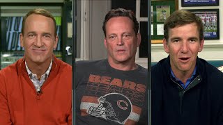 Vince Vaughn joins the Manning Cast on 'MNF' to talk Super Bowl XLI | Week 7