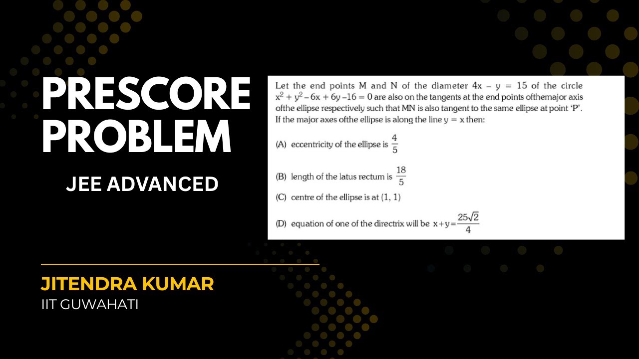 PRESCORE PROBLEM (Ellipse)