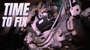 Van not starting just clicks! VW T4 Dead battery? Starter Motor?