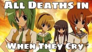 All Deaths in When They Cry (2006)