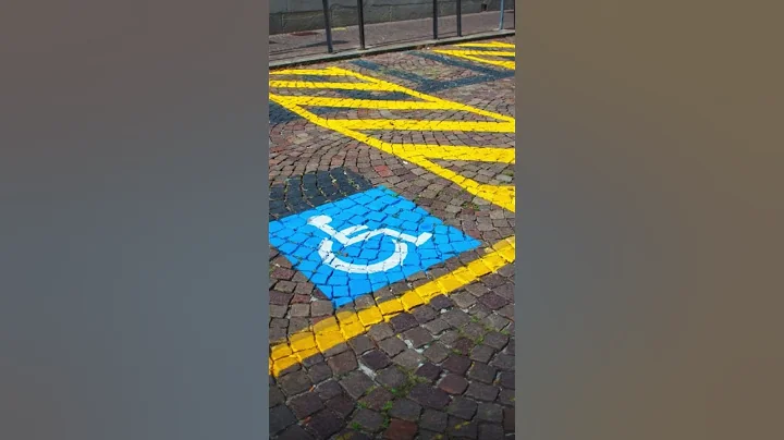 What are Hashmarks in Disabled Parking Spots? #amputee #disability