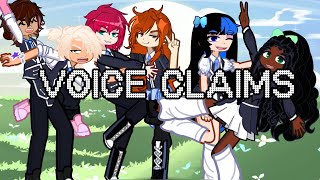 Oc Voice Claims Gacha