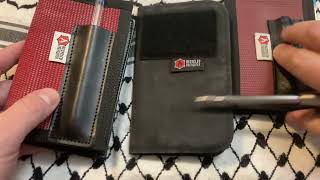Recycled FireFighter-Field Notes Wallet-A Comparison of Three Variants