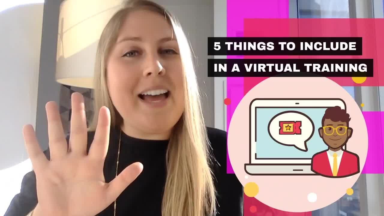 5 things to include in a virtual training