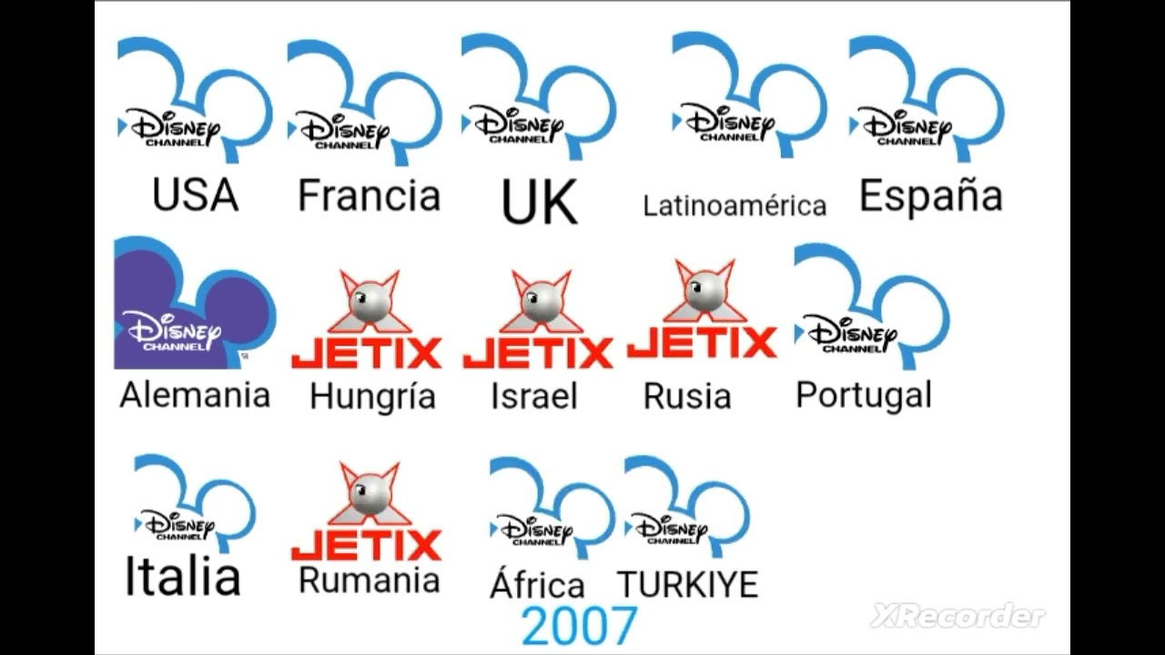 ¡Evolución de los Disney Channel internacionales!1981-2026 