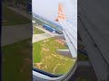 flight take off ✈️♥️#flight #takeoff #skyhigh #clouds #nature #airplane #view #short #lovesong #reel