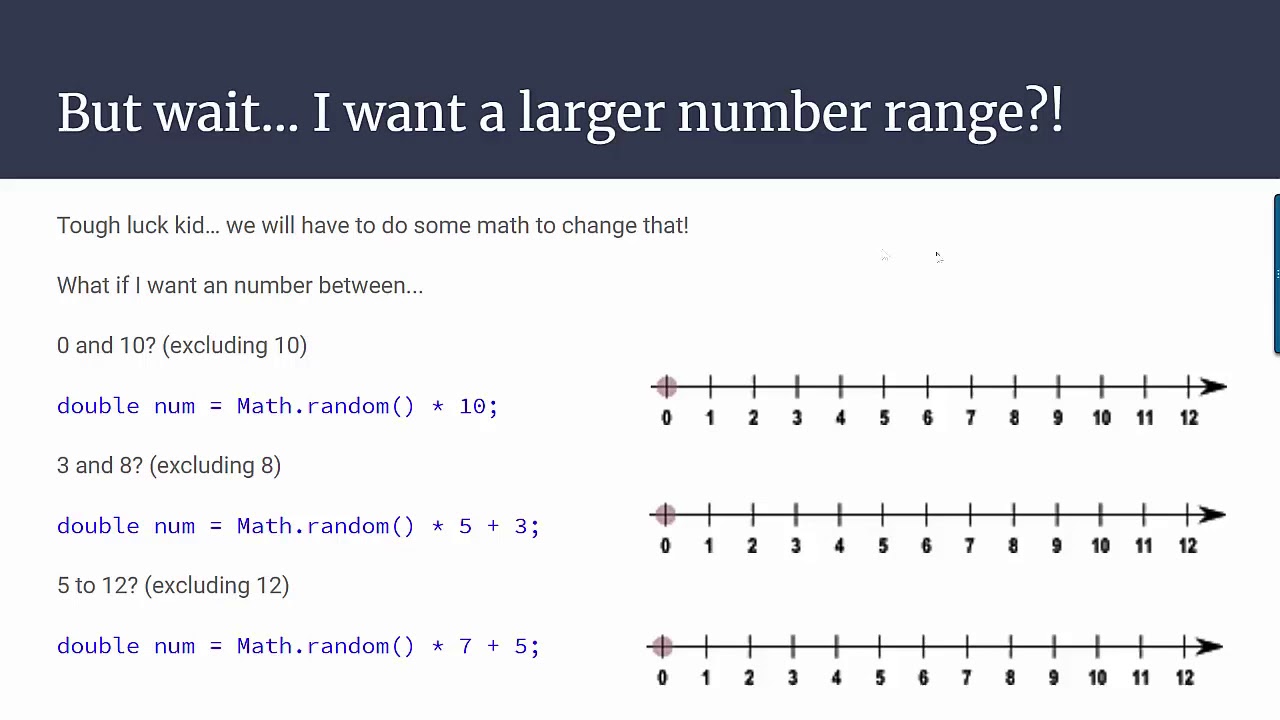 Random numbers in Java - YouTube