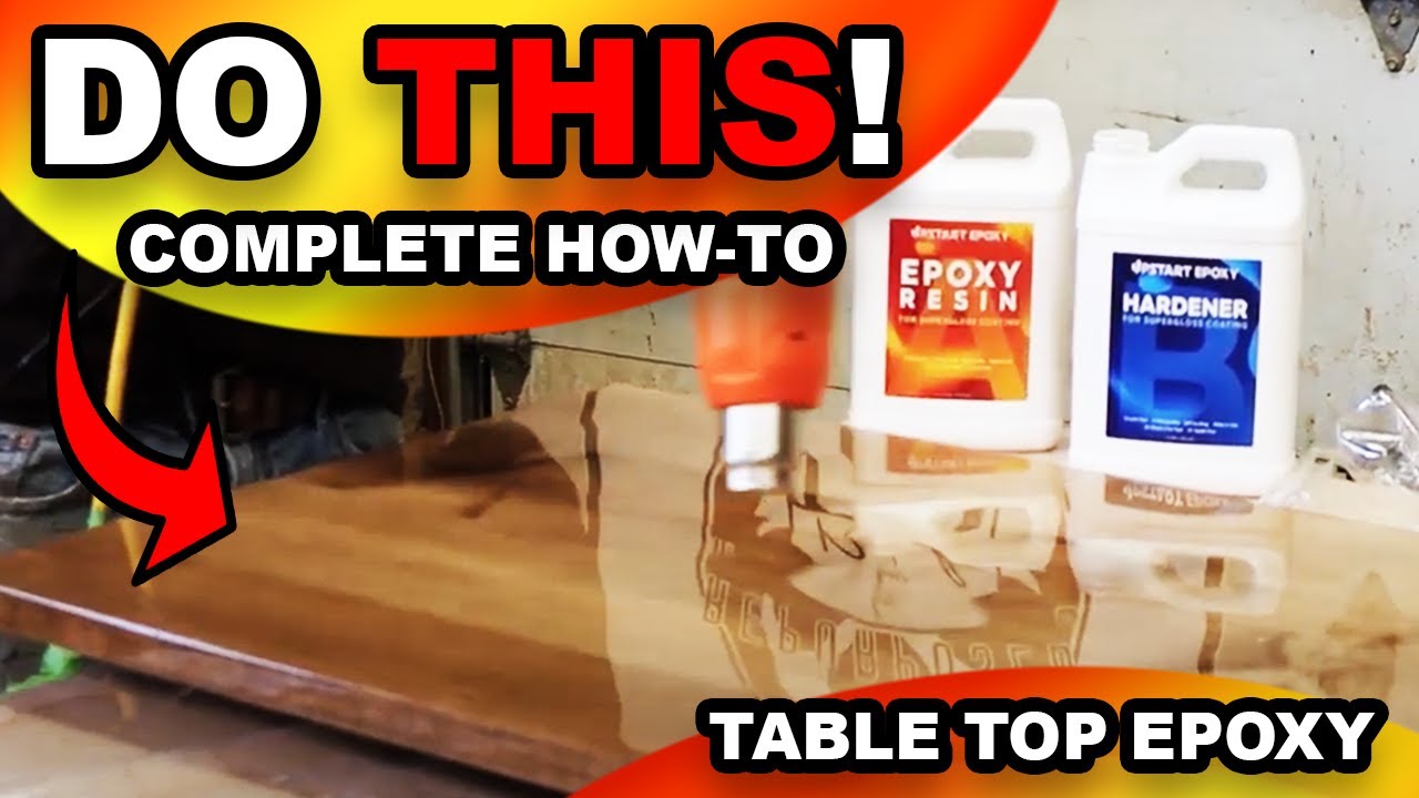 How to Mix and Pour Deep Pour Epoxy Resin - [LIVE EDGE DEEP POUR] 