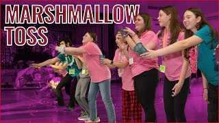Minute To Win It: Marshmallow Toss