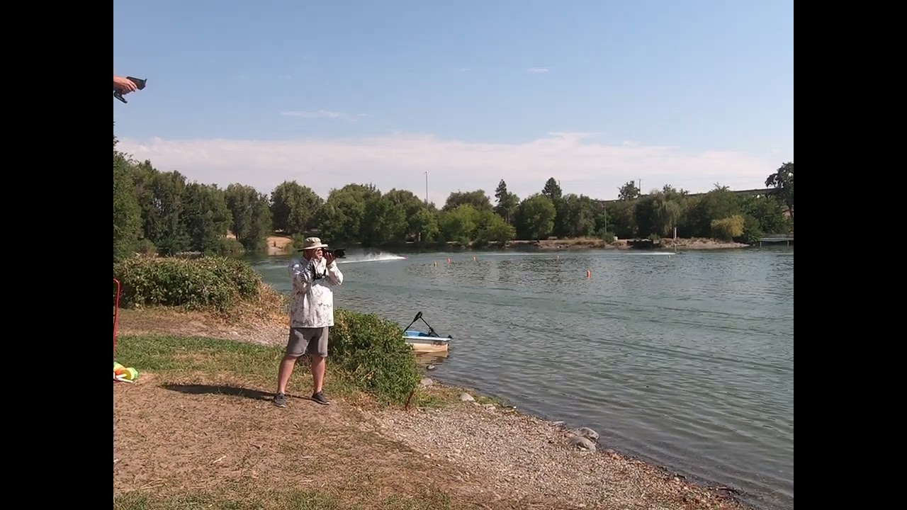 Rcunlimiteds Columbia cup 2023 Gas Scale Hydroplane Consolation race (1964 Miss U.S. 5 U-2 )