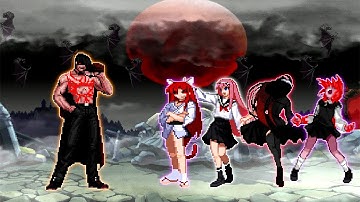 Kof Mugen Iori Yasakani FL VS Akiha Yagami Team