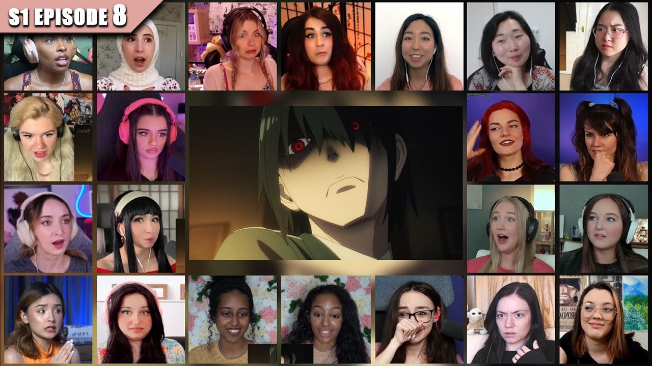 [Girls React] SPY x FAMILY Season 1 Episode 8 Reaction Mashup | スパイファミリー