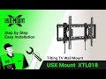 Xtl018 usx mount  tilting tv mount  installation