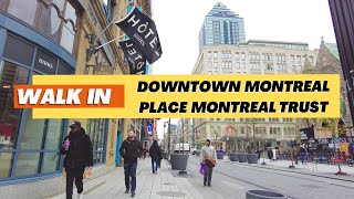 Exploring Montreal's Heart: A Downtown Walking Tour in 4K! #montreal