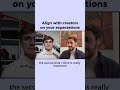 Align with creators on your expectations! #shorts #influencer #marketing #modash