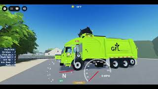 GFL Autocar ACX Heil FL slamming and revving hard on trash dumpsters (200 sub special)