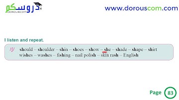 English 2 AM / sequence 3 /3. Pronunciation of 