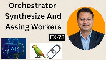 orchestrator synthesizer and assisting workers | LanGchain Tutorial Basic To Advance Ex-73