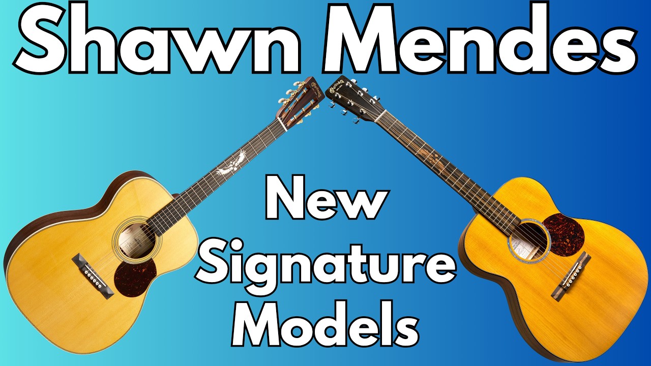 TWO New Martin Shawn Mendes Signature Guitars - YouTube
