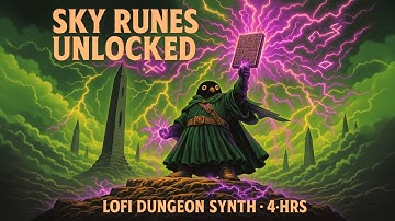 Penguins of the Runic Way 🚶📜 | 4‑Hr Lofi Dungeon Synth Quest (Walking Ambience) ✨