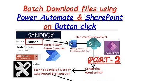 Batch Download files in Power App using Power Automate - Part 2