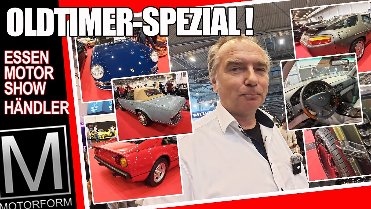 HÄNDLER MESSE SPEZIAL: Die Oldtimer des Sport Classic Cars Club SL600 R129 928 S4 G63 Mansory P720