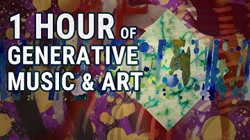 1 HOUR of Generative Ambient Music & Art by Christopher Sisk
