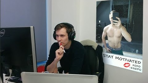 Undeniable truth about Deficio having a picture of shirtless Krepo on his desktop :)