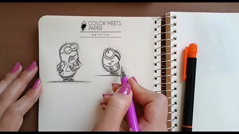 Minion Drawing & Shading Process | Step _ by _ step Fantasy Art Tutorial!    Part (2)