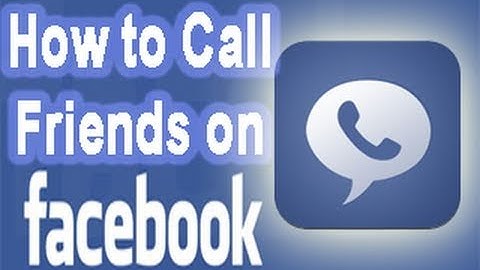 Call Facebook Friends Using iPad, iPhone, iPod touch (No Jailbreaking Required)