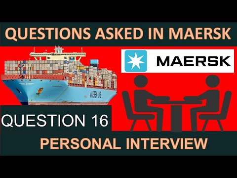 Comment Craquer L’Interview De Maersk