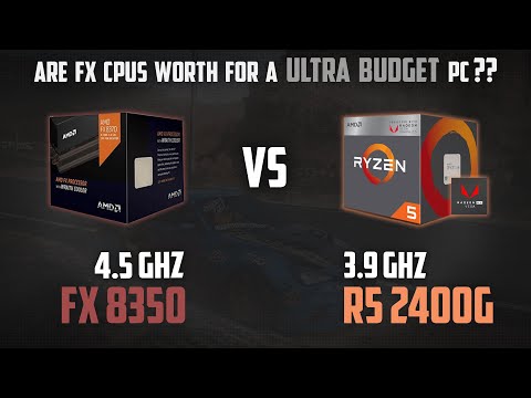 FX 8350 Vs RYZEN 5 2400G | AMD FX Still Worth For Budget Builds? | 1080p, 1440p, 4K Benchmarks