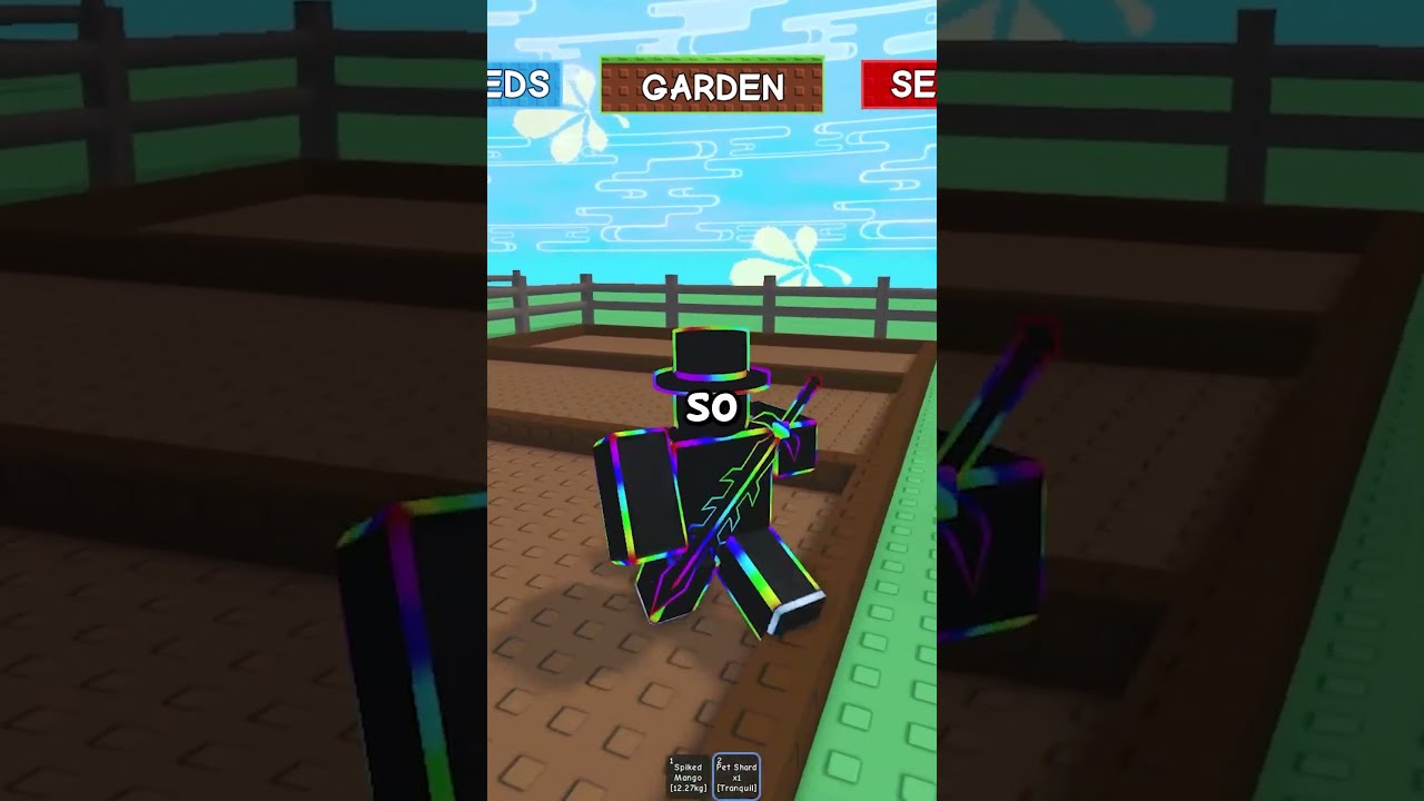 NEW PET SHARD TRANQUIL Is OP In ZEN UPDATE Grow A Garden Roblox Shorts