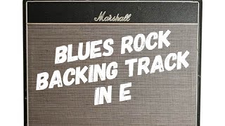 Backing Track in E - late 60's blues rock style.