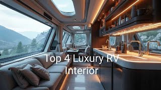 The Best 4 RV Interior Ideas for a Modern Luxury Look #luxuryrv #rvinterior #rvlife #luxurycamper