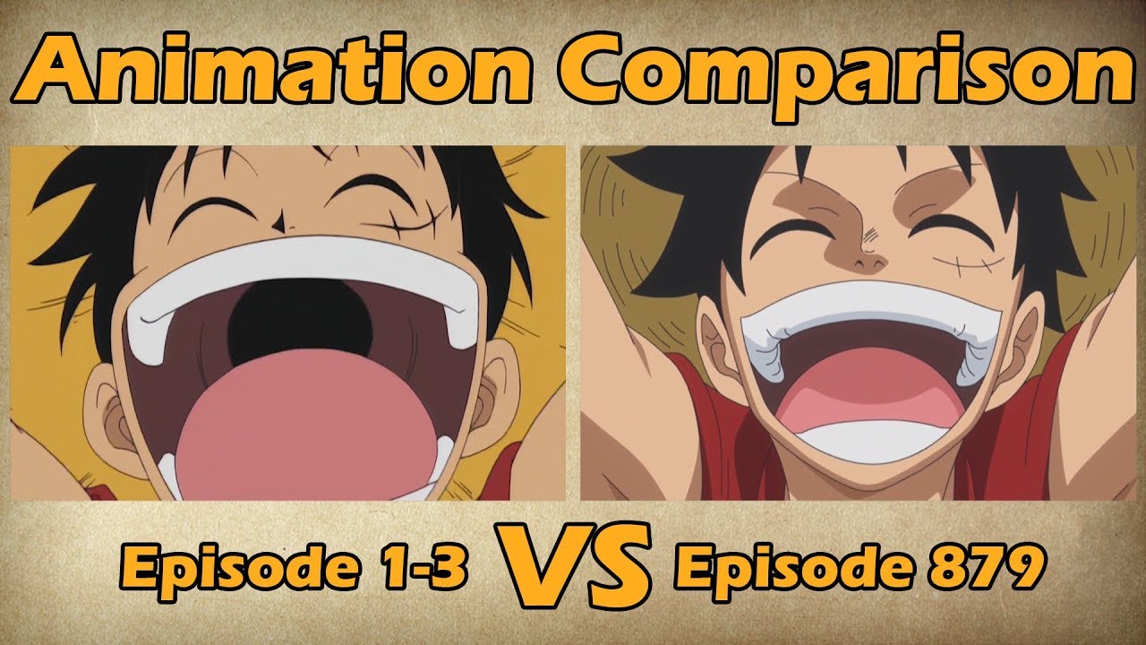 One Piece - Episodes 1-3 VS Episode 879