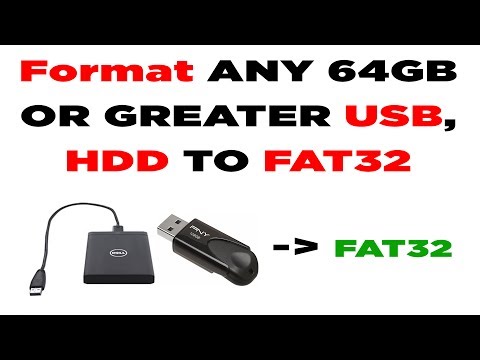 how to format any 64gb usb or hard drive hdd to fat32 youtube how to format a 128gb flash drive to fat32