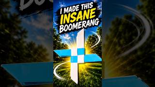 I Made an Insane Paper Boomerang 🤯 #diy #craftideas #origami #youtubeshorts #shorts #shortsfeed
